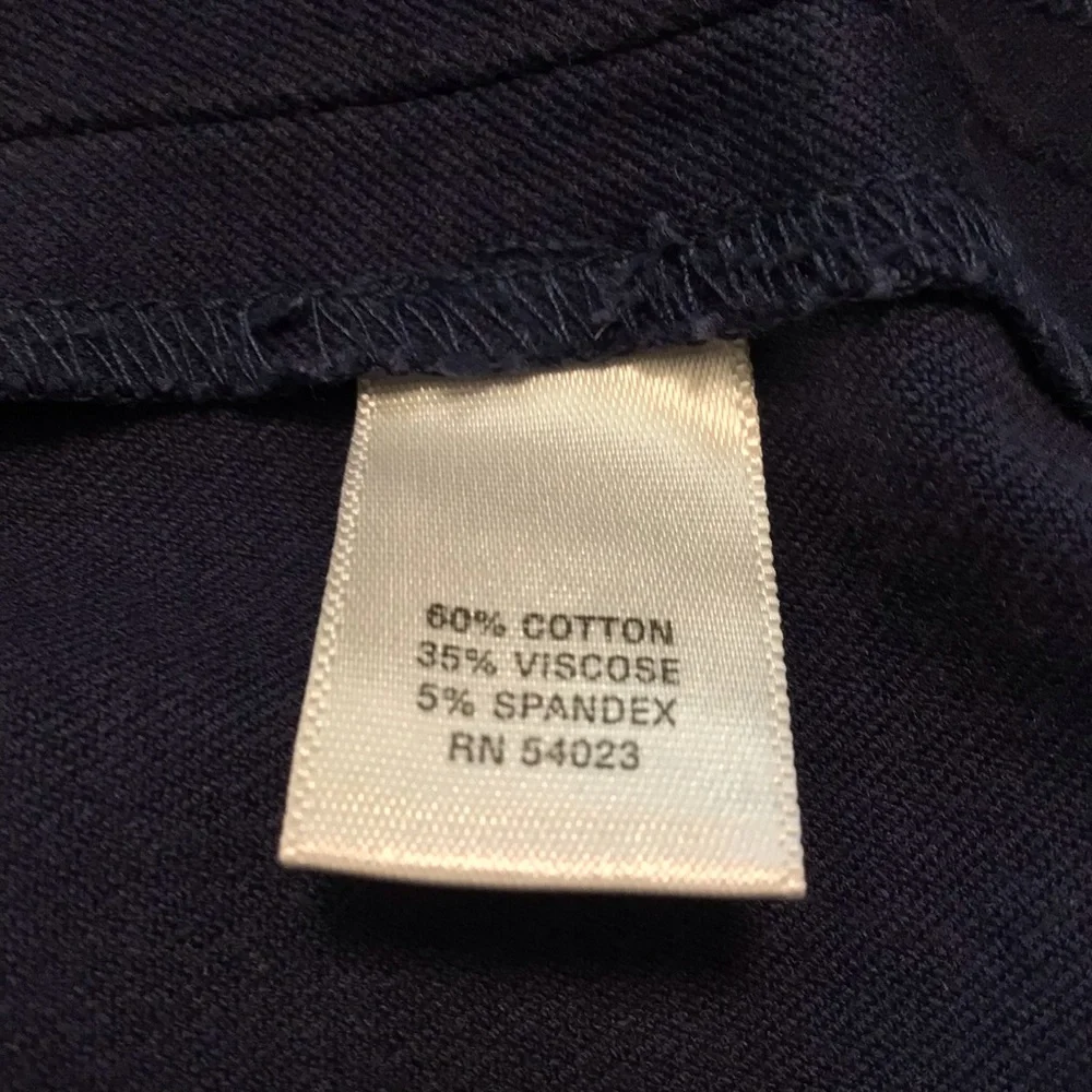 Banana Republic Blue Twill Straight Skirt 4